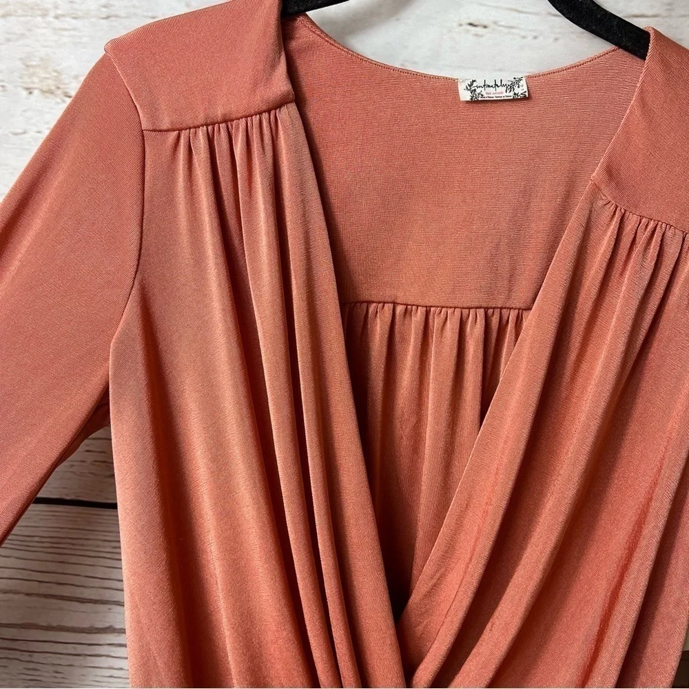 NWT Free People Turnt Bodysuit Ginger Spice